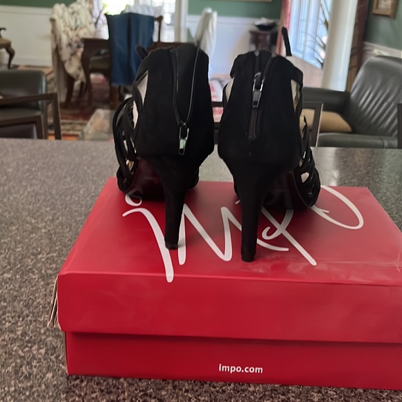 Impo shoes Size 8.5. These are black and they are a suede texture. - Picture 2 of 4